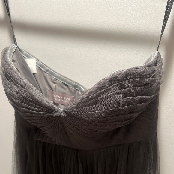 Jenny Yoo Shadow Grey Annabelle Bridesmaid dress - Picture 6 of 7